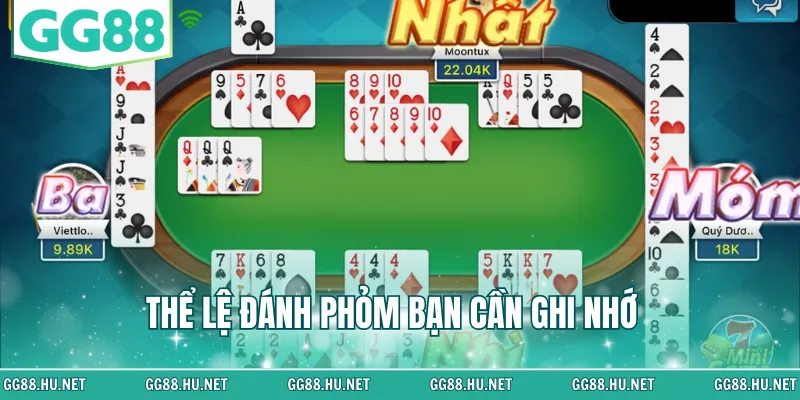 Thể lệ đánh phỏm bạn cần ghi nhớ